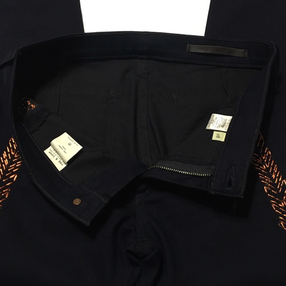 Rag and Bone The Bengal Embroidered Skinny Jeans - Picture 6 of 8
